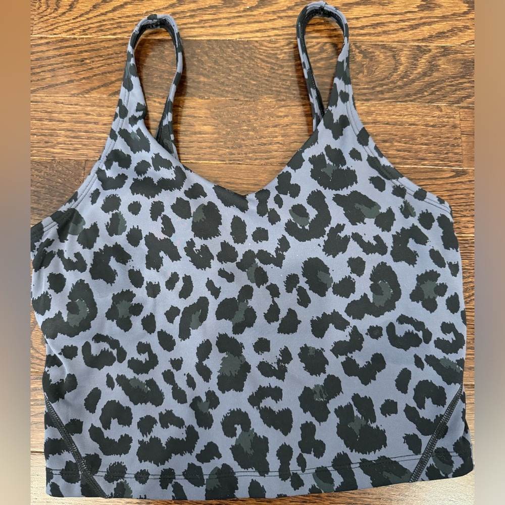 Cheetah print athlete top